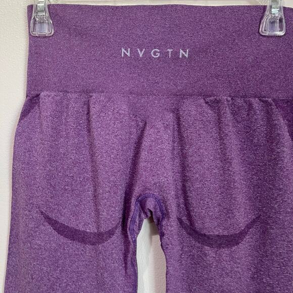 NVGTN Purple Contour Seamless Leggings Sz M - Picture 6 of 7